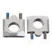 Whites Handlebar Mount 1-1/8 Taper Adaptor Silver