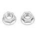 Whites Nut Flange - 5 x 0.8mm (50 Pack)