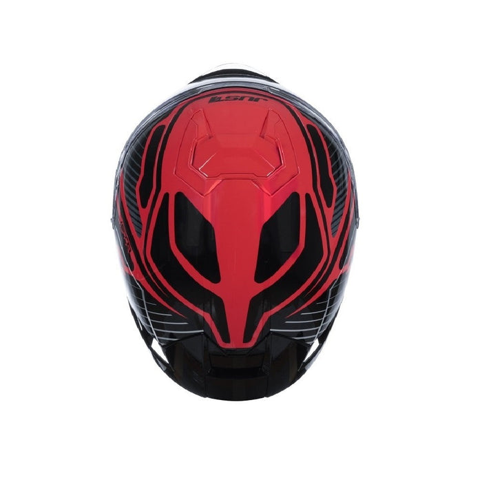 J-Str Tactical Red Silver Gloss Road Helmet JUST1