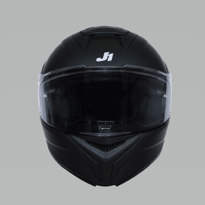 J-Str Solid Matt Black Road Helmet JUST1