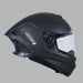 J-Str Solid Matt Black Road Helmet JUST1