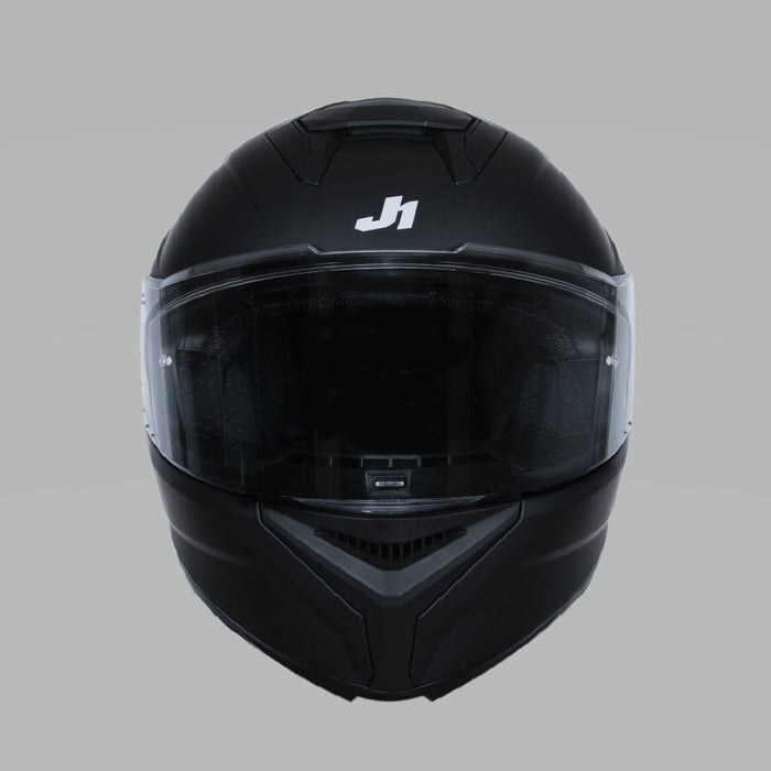 J-Str Solid Matt Black Road Helmet JUST1