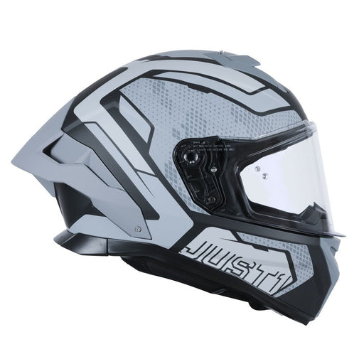 J-Str Union Black Grey Matt Road Helmet JUST1