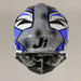 J39 Revo Grey Blue Black Gloss Off Road Helmet JUST1
