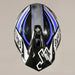 J39 Revo Grey Blue Black Gloss Off Road Helmet JUST1