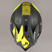 J39 Xeno Fluo Yellow Black Matt Off Road Helmet JUST1