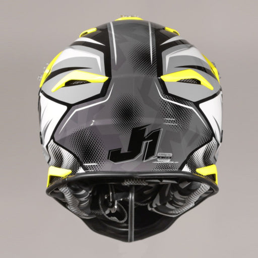 J39 Revo Grey Yellow Fluo Black Matt Off Road Helmet JUST1