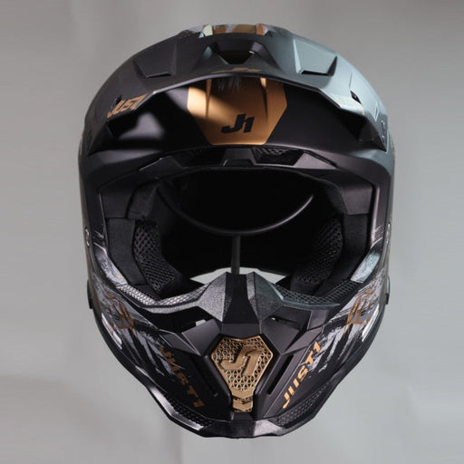 J40 Panter Black Matt Off Road Helmet JUST1