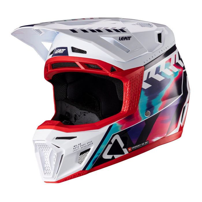 Leatt 2026 8.5 Helmet Kit - Royal Blue / Red