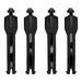 Leatt Strap Kit ADV 7.5 - Black (4pcs)