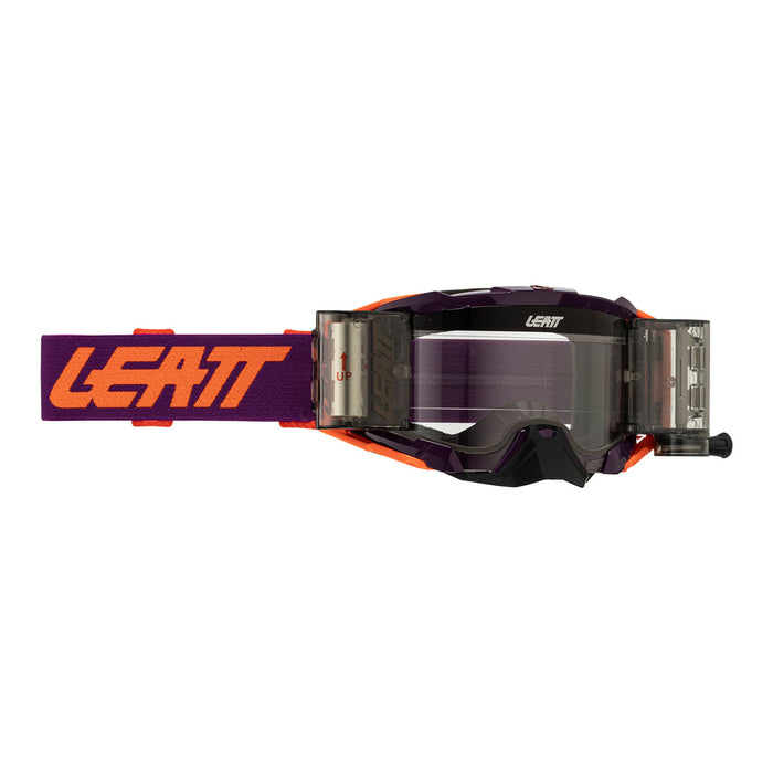 Leatt 5.5 Velocity Goggle Roll-off - Purple / Clear 83%