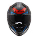 LS2 FF811 Vector II Carbon Savage Helmet - Blue / Red