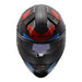 LS2 FF811 Vector II Carbon Savage Helmet - Blue / Red