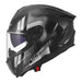 LS2 FF817 Challenger II Nitro Helmet - Black / Grey