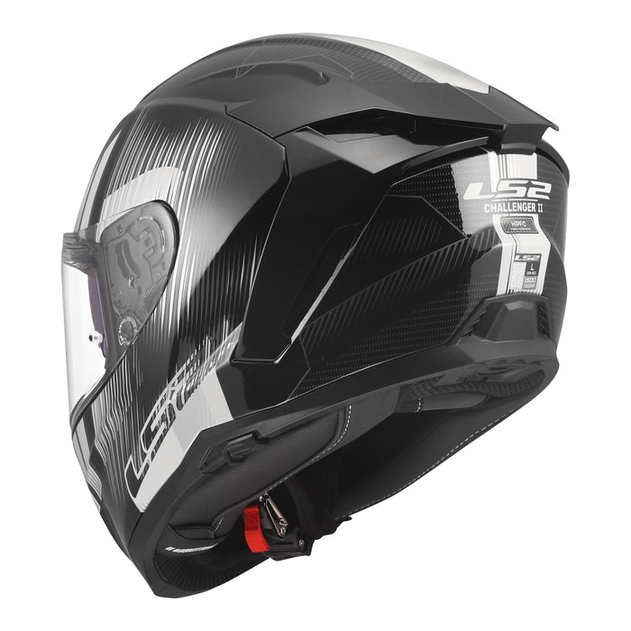 LS2 FF817 Challenger II Nitro Helmet - Black / Grey