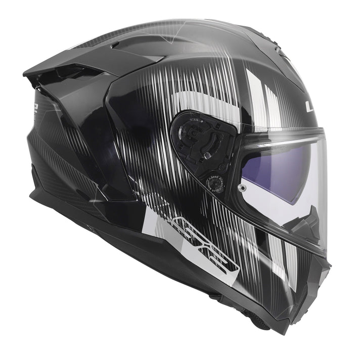 LS2 FF817 Challenger II Nitro Helmet - Black / Grey