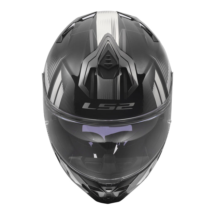 LS2 FF817 Challenger II Nitro Helmet - Black / Grey
