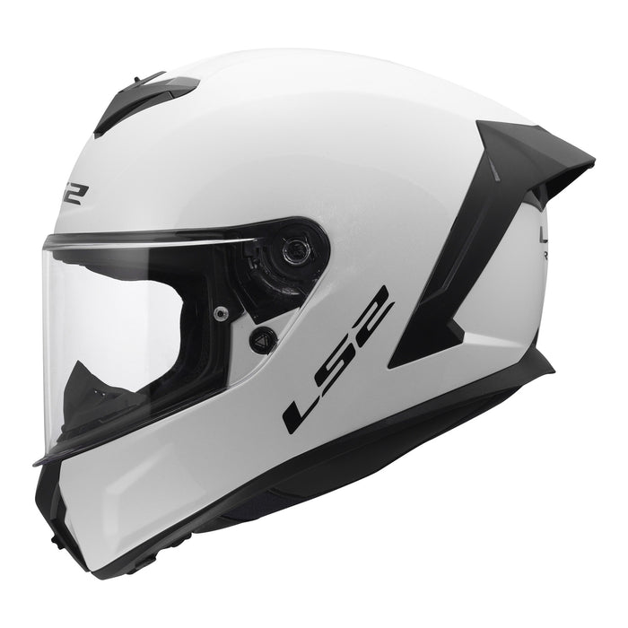 LS2 FF820 Rapid III Solid Helmet - Gloss White