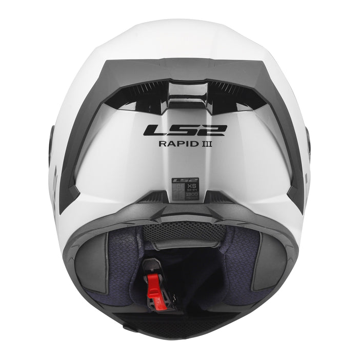 LS2 FF820 Rapid III Solid Helmet - Gloss White