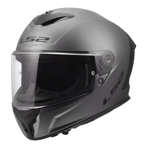LS2 FF820 Rapid III Solid Helmet - Matte Titanium