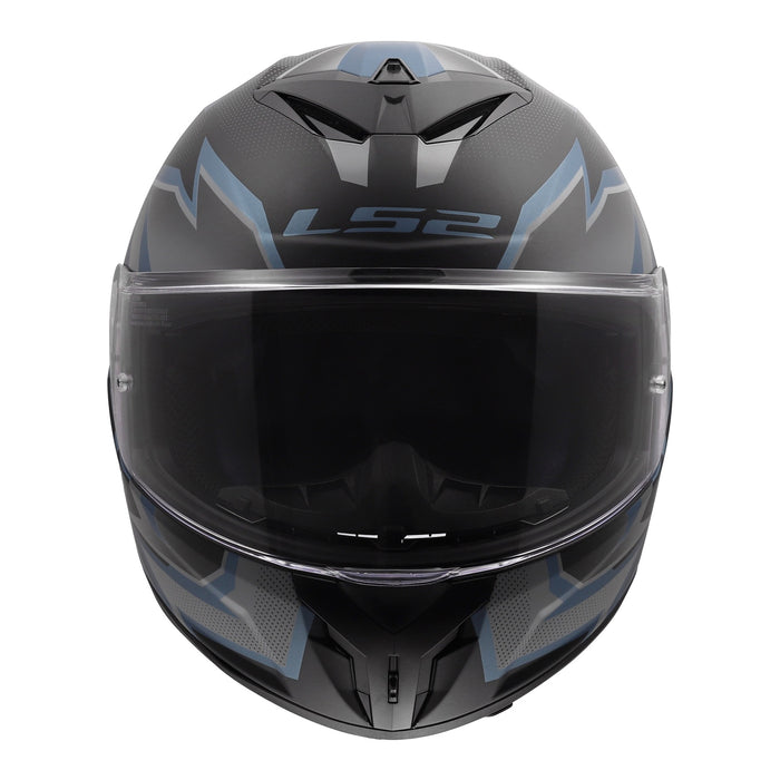 LS2 FF820 Rapid III Xtrem Helmet - Black / Blue Petrol