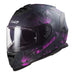 LS2 FF800 Storm II Burst Helmet - Matte Black / Pink Black 06