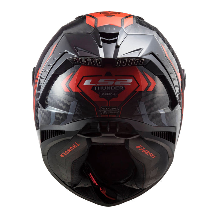 LS2 FF805 Thunder Carbon Sputnik - Metal Red 06