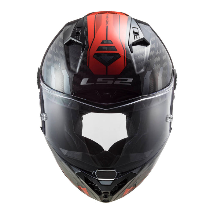 LS2 FF805 Thunder Carbon Sputnik - Metal Red 06
