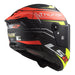 LS2 FF805C Thunder Carbon Attack - Matte Red / Hi-Vis Yellow 06