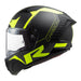 LS2 FF805C Thunder Carbon Helmet -  Matte Carbon / Hi-Vis Yellow