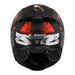 LS2 FF808 Stream II Angry Monkey Helmet - Matte Black / Red 06