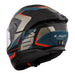 LS2 FF808 Stream II Road Helmet - Matte Black / Blue 06