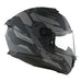 LS2 FF808 Stream II Shadow Helmet - Matte Titanium / Grey 06