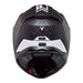 LS2 FF811 Vector II Splitter - Matte Black / White 06