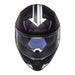 LS2 FF811 Vector II Splitter - Matte Black / White 06