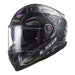 LS2 FF811 Vector II Tropical Helmet - Black / White 06