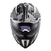 LS2 MX701 Explorer Alter HPFC Helmet - Matte Black / White 06