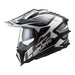LS2 MX701 Explorer Alter HPFC Helmet - Matte Black / White 06