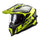 LS2 MX701 Explorer Alter Helmet - Matte Black / Hi-Vis Yellow 06