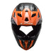 LS2 MX703 X-Force Carbon Helmet - Victory Titanium / Orange
