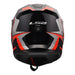 LS2 MX706 COZ Frontier II Helmet - Red / Black / Titanium