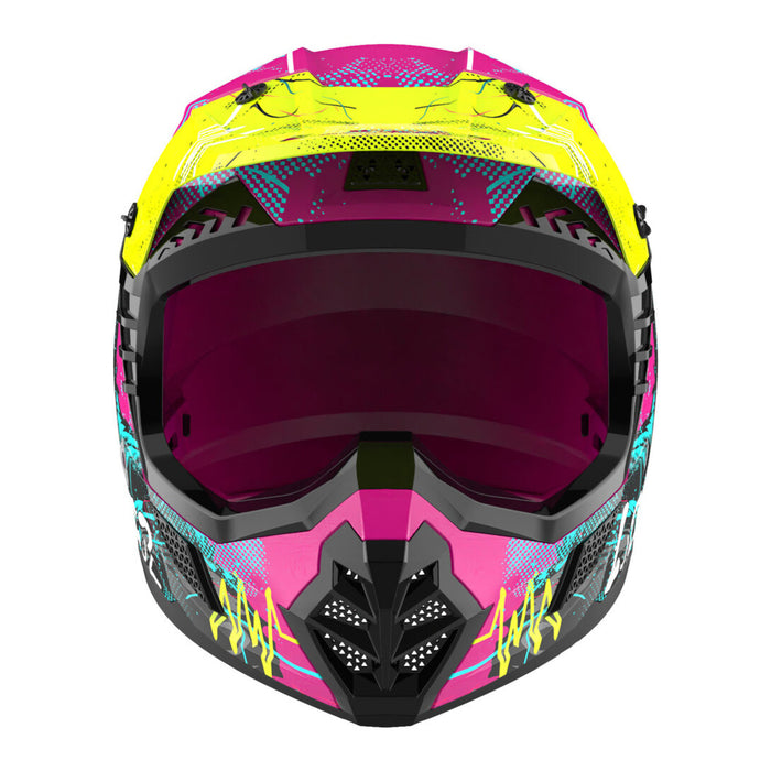 LS2 MX706J COZ Gorilla Helmet - Gloss Purple