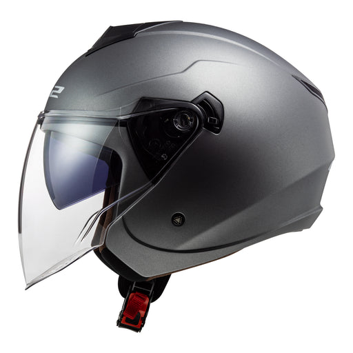 LS2 OF573 Twister II Single Mono Helmet - Matte Titanium