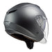 LS2 OF573 Twister II Single Mono Helmet - Matte Titanium