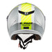 LS2 OF573 Twister II Luna Helmet - White / Silver
