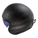 LS2 OF599 Spitfire II Flag Helmet - Matte Black 06