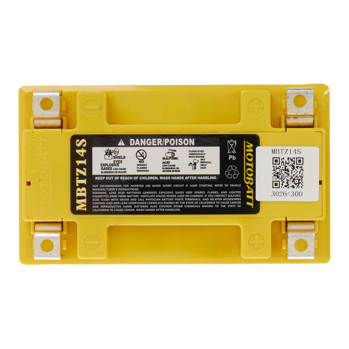Motobatt Battery Quadflex AGM - MBTZ14S