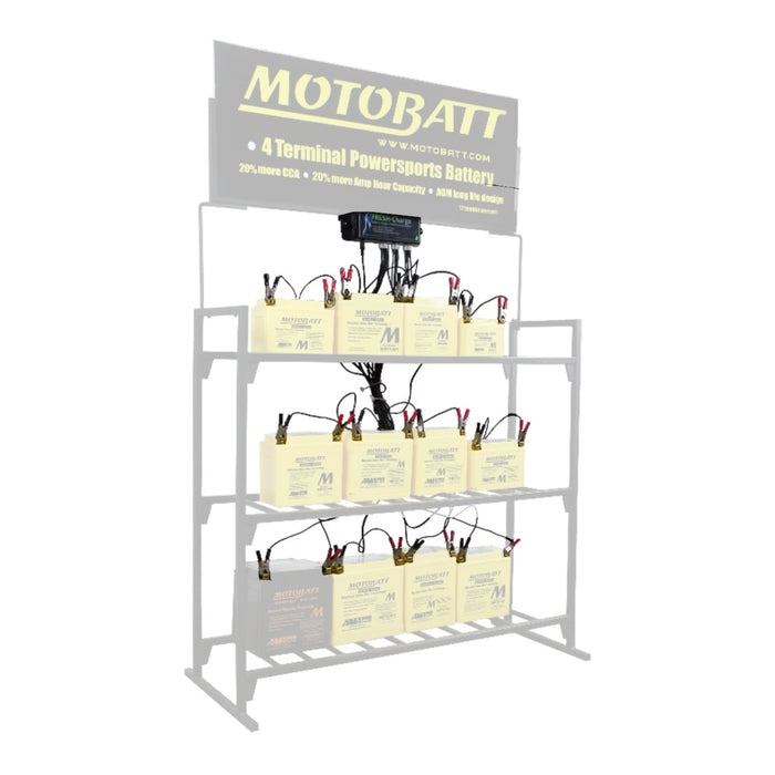 Motobatt 12-Station Maintenance System