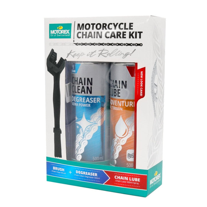 Motorex Adventure Chain Maintenance Pack - Adventure Lube and Cleaner Motorex