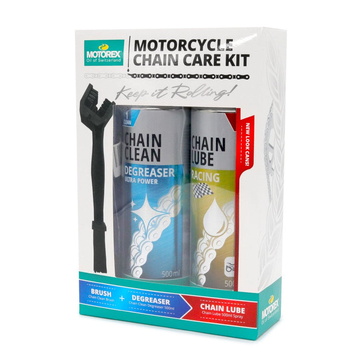Motorex Racing Chain Maintenance Pack - Racing Lube and Cleaner Motorex